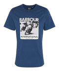 Barbour T-shirt Chisel Uomo MTS1243 Cobalto - Blu