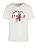 Barbour T-shirt Speedway Uomo MTS1251 Whisper White - Bianco