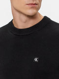 Calvin Klein Pullover Embro Badge Uomo J30J324598 - Nero
