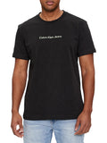 Calvin Klein T-shirt Mirrored Logo Uomo J30J324646 - Nero