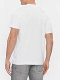 Calvin Klein T-shirt Logo Repeat Uomo J30J324668 - Bianco