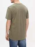 Calvin Klein T-shirt Embro Badge Uomo J30J325268 Dusty Olive - Verde