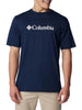 columbia t shirt basic logo uomo 1680053 collegiate navy blu 7023194