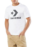 Converse T-shirt Star Chevron Unisex 10025458-A03 - Bianco
