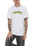 Converse T-shirt Floral Infill Uomo 10025971-A02 - Bianco