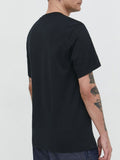 Converse T-shirt Star Chev Fill Landscape Uomo 10025977-A01 - Nero