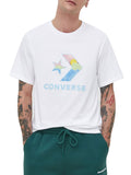Converse T-shirt Star Chev Fill Landscape Uomo 10025977-A02 - Bianco