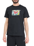 Converse T-shirt Too Great To Contain Uomo 10025978-A01 - Nero