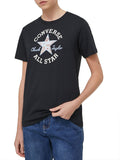 Converse T-shirt Chuck Patch Infill Donna 10026049-A03 - Nero