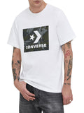 Converse T-shirt Star Chev Knock Out Camo Uomo 10026575-A02 - Bianco