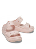 Crocs Sandalo Basso Classic Crush Donna CR.207670 Quartz - Rosa