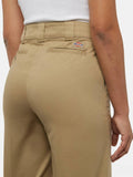 Dickies Pantalone Palazzo Wide Leg Work Donna DK0A4YSE Khaki - Beige