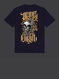 Dolly Noire T-shirt Desert Skull Uomo TS619-TT - Blu