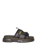 Dr. Martens Ciabatte Ayce Uomo 31530001 Black Milled Coated Leather - Nero