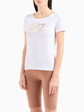 Ea7 T-shirt Donna 3DTT26TJFKZ - Bianco