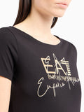 Ea7 T-shirt Donna 3DTT26TJFKZ - Nero
