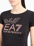 Ea7 T-shirt Donna 3DTT30TJFKZ - Nero