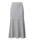 Elisabetta Franchi Gonna Longuette Donna GK97S42E2 - Grigio