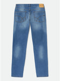 Gas Jeans Regular Albert Simple Uomo 351451021075 - Denim