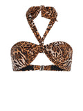 Guess Bikini Pezzo Sopra Removable Padding Donna E4GJ24MC04R Leopard - Marrone