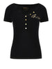 guess t shirt henley olympia donna w4rp47k1814 nero 3152095