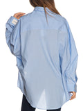 Hinnominate Camicia Casual Over Donna HMABW00237 Azzurro - Celeste