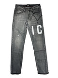 Icon Jeans Slim Grigio Uomo IU8047J - Denim