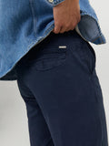 Jack e Jones Pantalone Chino Uomo 12184901 Navy Blazer - Blu