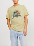 Jack e Jones T-shirt Uomo 12249266 French Vanilla - Giallo