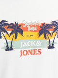 Jack e Jones T-shirt Uomo 12249266 White - Bianco