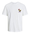 Jack e Jones T-shirt Uomo 12252175 Bright White - Bianco