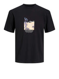 Jack e Jones T-shirt Uomo 12253613 Black - Nero