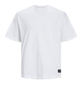 Jack e Jones T-shirt Uomo 12253999 Bright White - Bianco