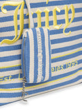 Juicy Couture Borsa Shopper Iris Beach Strip Donna BEJIR5470 - Blu