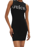 Juicy Couture Vestito Mini Prince Rodeo Race Donna VEJB70317 - Nero