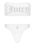 juicy couture bikini set ariel bandeau donna vejm70353 bianco 3987200