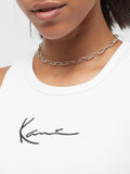 Karl Kani Top Small Signature Donna 6131302 - Bianco