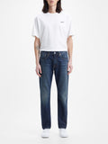 Levis Jeans Tapered 502 Uomo 29507 Indaco Scuro - Worn in - Denim