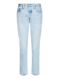 Levis Jeans Mom 501 Crop Donna 36200 Indaco Chiaro - Worn in - Denim