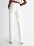 Liu Jo Pantalone Chino Fit & Flare Donna CA4226T2552 White Butter - Bianco