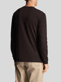 Lyle & Scott T-shirt Plain L/S Uomo TS512VOG - Nero