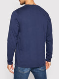 Lyle & Scott T-shirt Plain L/S Uomo TS512VOG Marina Militare - Blu