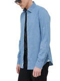 Michael Kors Camicia Jeans Real Indigo Slim Uomo MK0DS01134 Bleached Indigo - Denim
