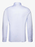 Michael Kors Camicia Classica Faux Uni Slim Uomo MK0DS01225 Blu Chiaro - Celeste
