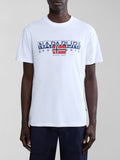 Napapijri T-shirt SAylmer Uomo NP0A4HTO - Bianco