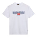 Napapijri T-shirt SAylmer Uomo NP0A4HTO - Bianco