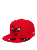 New Era Berretto con Visiera Chicago Bulls Uomo 60435185 Red - Rosso