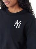 New Era Felpa New York Yankees Donna 60435306 - Nero