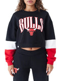 New Era Felpa Chicago Bulls Donna 60435332 - Nero