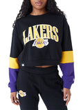 New Era Felpa Los Angeles Lakers Donna 60435333 - Nero